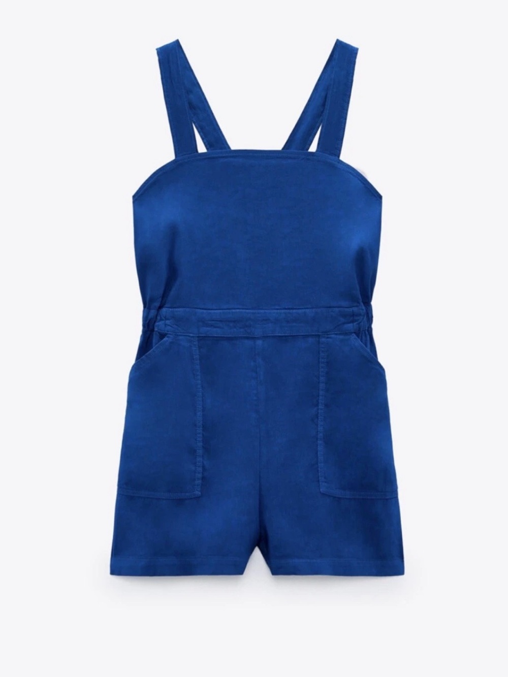 Zara Royal Blue Kids Short Overalls